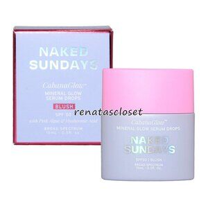 Naked Sundays CabanaGlow Mineral Glow Serum Drops - Blush NWT/NIB